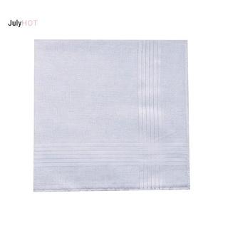 Khăn Tay Cotton Mềm Mại Màu Trắng - Phù Hợp Cho Quý Ông Hoặc Làm Quà Tặng DIY