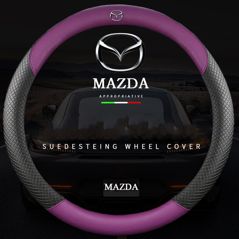 Vỏ vô lăng Mazda Atez Angkesaila Mazda2 3 6 CX5 CX4 CX7 CX30 RX8 phụ kiện bọc tay cầm ô tô