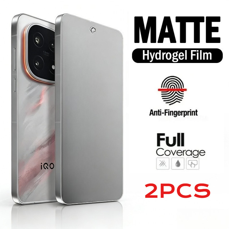 2 Chiếc HD Mềm Hydrogel Cho iQOO 15 13 12 11 11S 10 9T Pro Siêu Chống Gián Điệp Riêng Tư Chống Ánh Sáng Xanh Bảo Vệ Màn Hình Cho iQOO15 iQOO13 iQOO12 iQOO11 iQOO10 Phim Mềm Mờ