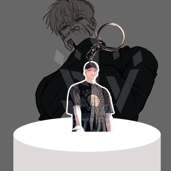 Gantungan Kunci / Gantungan HP Manhwa Undercover at Chaebol High School - Han Jeungwoon  - Ganci Akrilik - Keychain