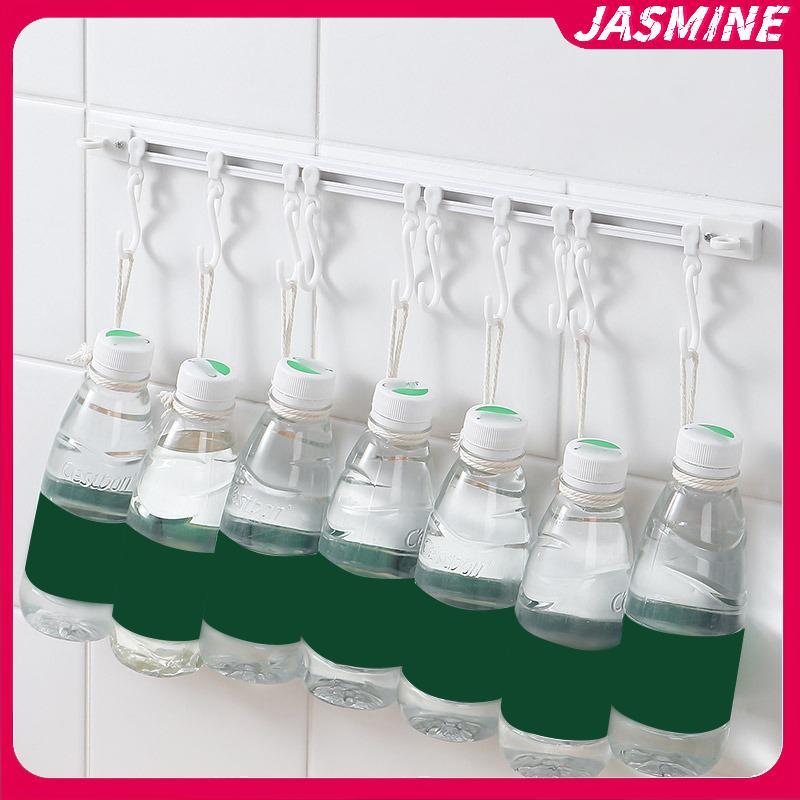 JASMINE Nhựa Tra Row Chống Đấm Treo Tường Có Thể Tháo Rời Tủ Tự Dính
