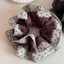SHUPUN Đuôi Ngựa Tóc Scrunchies, Dây Cao Su Họa Tiết Chấm Bi Dây Buộc Tóc Co Giãn, Thanh Lịch Kích Thước Lớn 16cm / 6.3in Vintage Phụ Kiện Tóc Bé Gái