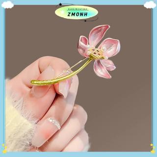 ZMONH Thời Trang Thanh Lịch Cho Nữ với Họa Tiết Thổ Cẩm Hoa Sen Sáng Tạo
