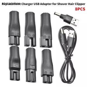 8 Dây nguồn 5V Bộ sạc thay thế USB Cáp chuyển đổi DC Bộ chuyển đổi phổ biến cho mọi loại Máy cạo râu điện Máy cắt tóc đẹp