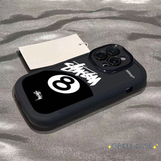 Ốp lưng IPhone 17 16 15 14 13 12 11 Pro Max XRXSMax 78 Plus Đen Kích thước 8 Ball Case Soft Case Chống ngã