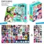AIEN STAGE LOMO Thẻ & Miếng Dán Bộ 60 Thẻ + 36 Hộp Dán Mini Thẻ Ảnh Anime Hai Mặt Sưu Tập IVAN TIL MIZI