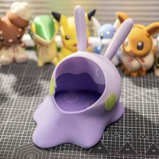 Pokémon Dính Hình Kho Báu Hộp Bảo Quản Hoạt Hình Hàng Hóa Sáng Tạo In 3D Để Bàn Trang Sức Đồ Lặt Vặt Lưu Trữ Đồ Trang Trí