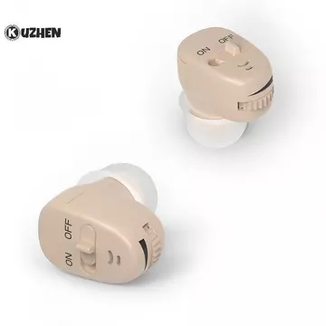 Máy trợ thính KUZHEN Vô hình Tần số rộng Không có tiếng ồn MINI Máy trợ thính khiếm thính Open-Fit HOT