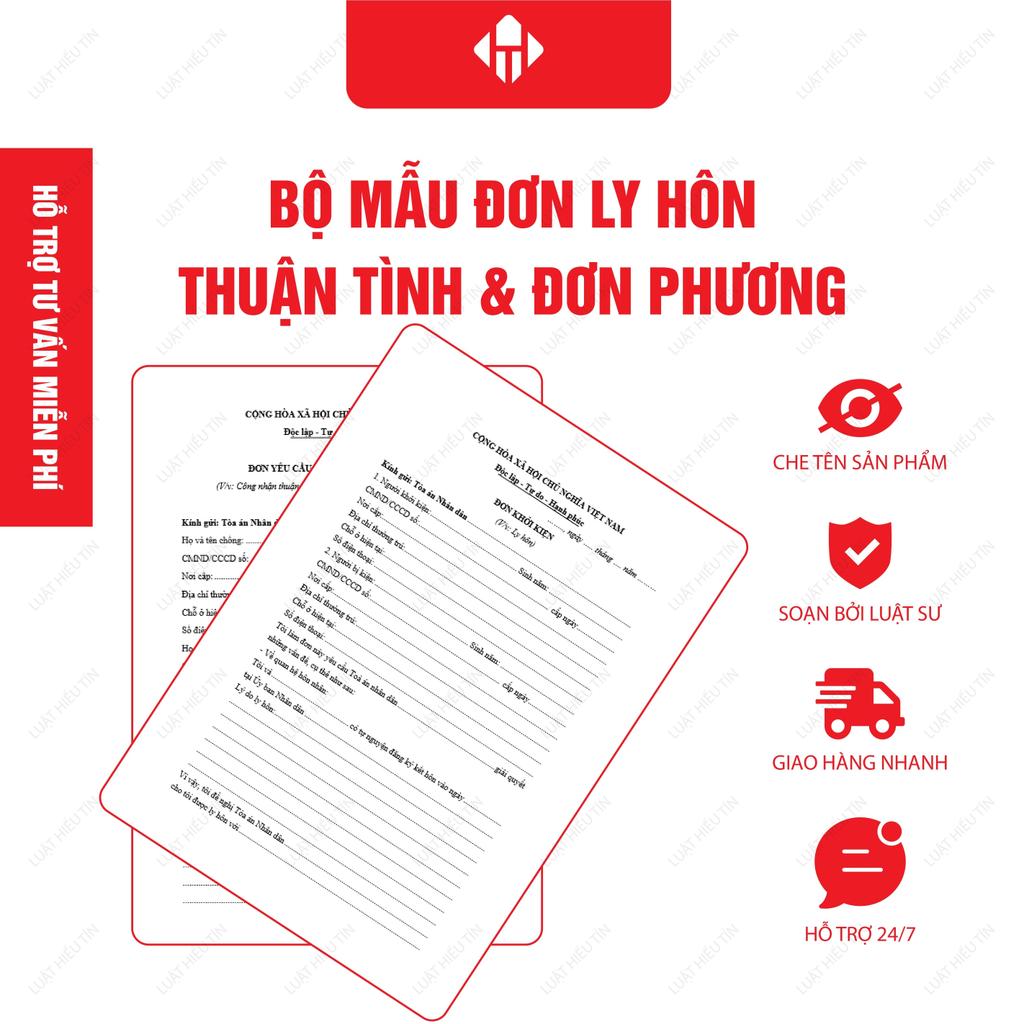 Mẫu Đơn Ly Hôn Thuận Tình 2026 - Hướng Dẫn Soạn Đơn