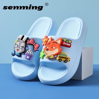 Dép lê Judy Nick cho bé - dép mềm chống trượt họa tiết hoạt hình đi trong nhà mùa hè