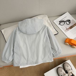 Áo chống nắng cho bé phong cách Hàn Quốc - áo khoác mỏng có mũ in hình dễ thương mặc hè
