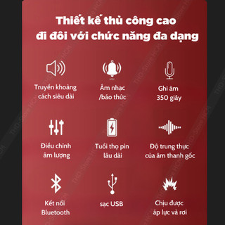 Loa phóng thanh HM-135V công suất 15W âm thanh to rõ phù hợp bán hàng rong ngoài trời , du lịch