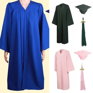 Áo choàng tốt nghiệp dành cho người lớn GODD có tua rua dành cho trường trung học và cử nhân