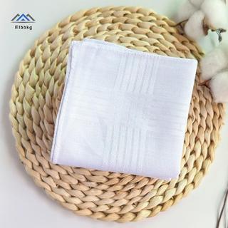 Khăn Tay Cotton Mềm Mại Cho Quý Ông - Trắng, 6/12 Chiếc