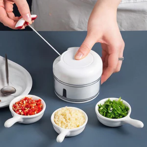 Máy Xay Đa Năng Kéo Tay, Máy Xay Mini Nhỏ Gọn, Dễ Dàng Sử Dụng Và Vệ Sinh, Xay Hành Tỏi, Rau Củ, Đồ Ăn Dặm