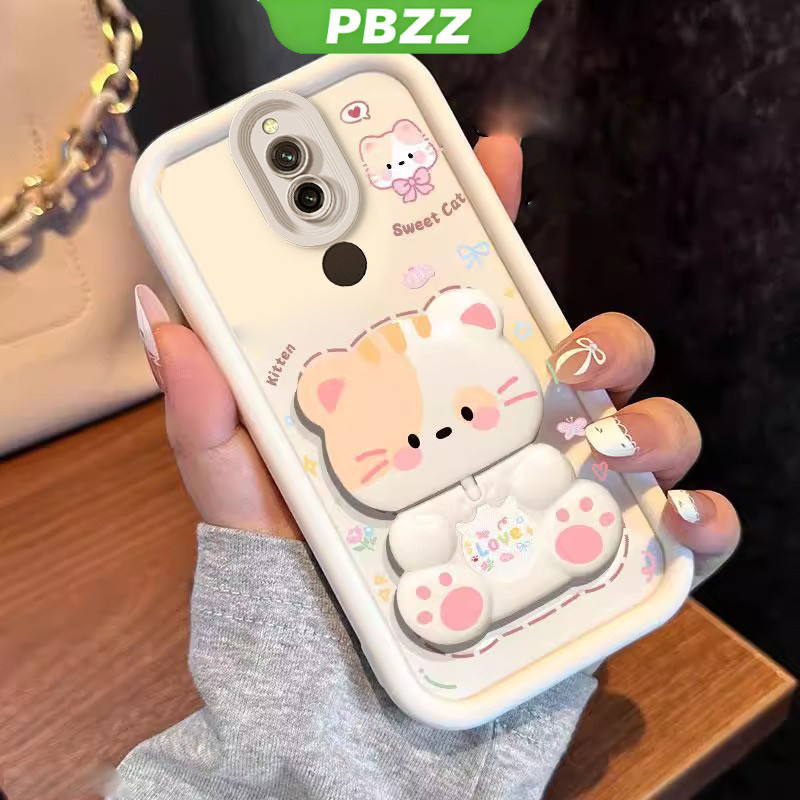 Ốp Lưng Cho redmi 8a xiaomi redmi 8 redmi 8a pro Vỏ Điện Thoại Softcase Silicon Chống Sốc Thiết Kế Mới Thẩm Mỹ Mèo Hoạt Hình Có Giá Đỡ Cho Gương JTMMZJ01