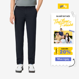 Quần âu nam YODY quần tây đai lưng, trendy, vải mềm mịn, co giãn, thông thoáng TRA - QAM7019