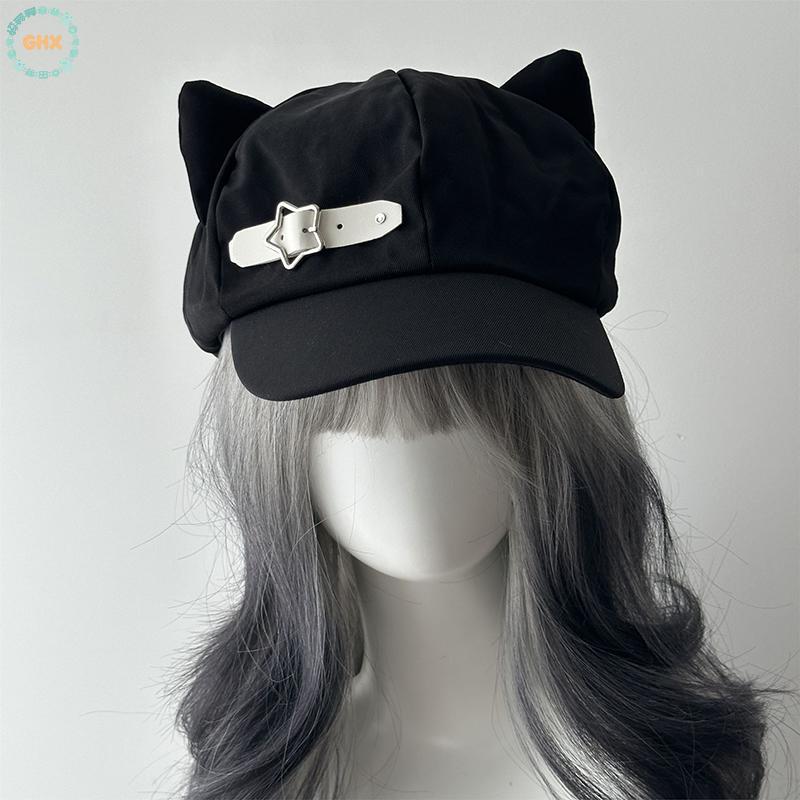Tai Handmade Cho Bé Gái, Phong Cách Gothic Y2K Punk, Thích Hợp Cho Mặc Dạo Phố