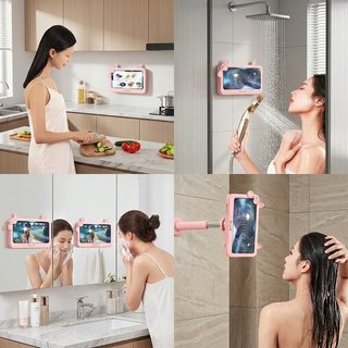 Hộp điện thoại chống nước – Xoay 360°, dùng phòng tắm – Phù hợp máy dưới 6.8 inch – Nhựa cao cấp – Dễ lắp