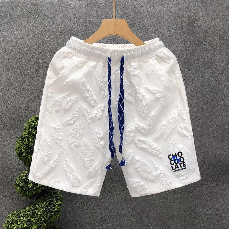 Quần short nam Ice Silk màu trơn Quần short mùa hè thẳng