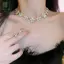 Bông Tai Ren Hoa Kim Cương Giả Phong Cách Sang Trọng, Thích Hợp Tiệc Cưới