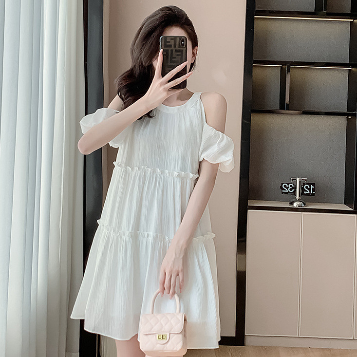 váy đi biển phong cách nghỉ dưỡng dành cho nữ, mẫu mới mùa hè, Váy dài vừa dáng chữ A , trẻ trung, duyên dáng