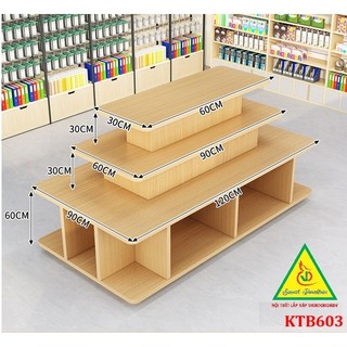 Kệ trưng bày sản phẩm gọn gàng hiện đại KTB603 - NỘI THẤT LẮP RÁP VIENDONGADV