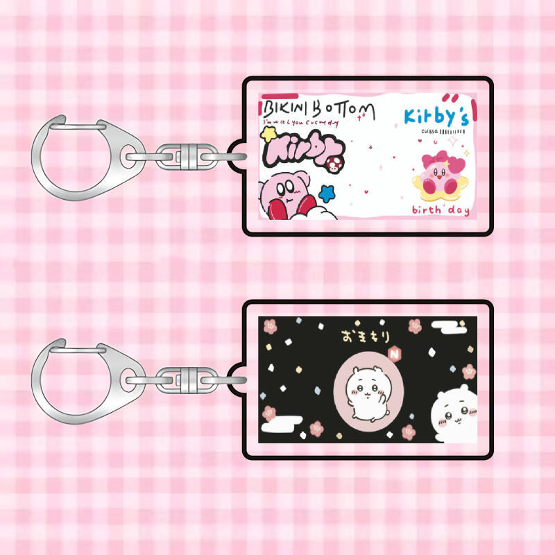 Ibumpers Hoạt Hình Mới Anime Chii kawa Acrylic Móc Khóa Mặt Dây Chuyền - Trang Trí Ba Lô Dễ Thương, Phụ Kiện Quà Tặng Tinh Tế