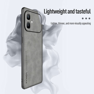 Áp dụng cho Vỏ Infinix Smart 20 X6840 X6840B Da cừu cao cấp, được làm bằng vỏ cứng thân thiện với da, điện thoại chống rơi và hấp thụ sốc