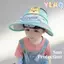 Quạt Trẻ Em Mũ Chống Nắng Thiết Kế Hoạt Hình Vành Rộng Chống Tia UV Mũ Làm Mát Du Lịch Đi Biển Ngoài Trời