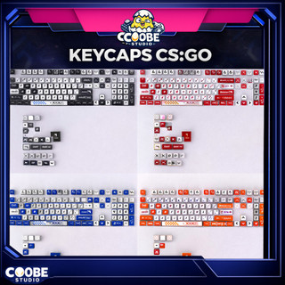 [Ship nhanh] Keycap CSGO xuyên led 4 cạnh- 125 phím - nhựa PBT - profile CHERRY - Đóng khay - CooBeStore