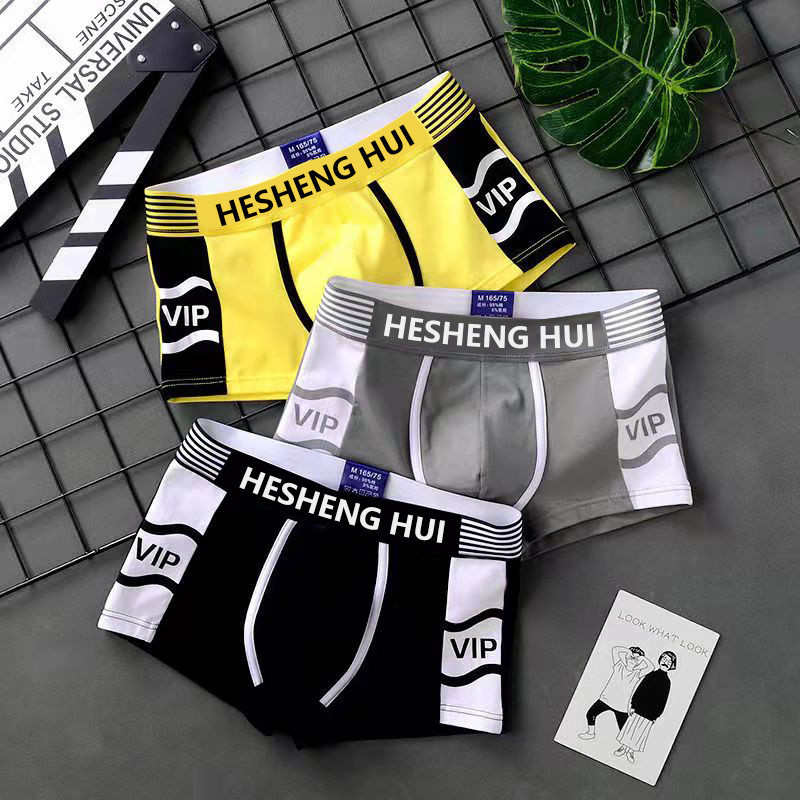 Quần lót nam 3 miếng thoáng khí, size lớn, thời trang và gợi cảm