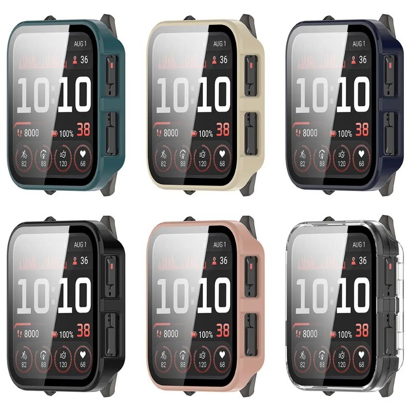 Vỏ bảo vệ chống sốc PC cho Garmin VenuX1 Kính cường lực + Vỏ PC cho đồng hồ thông minh Garmin Venu X1 Vỏ bảo vệ cứng Vỏ da