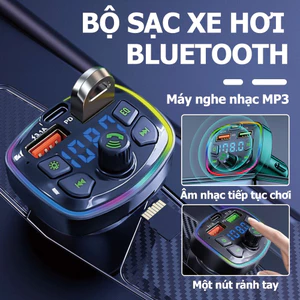 Bộ sạc xe hơi Bộ sạc xe hơi PD sạc nhanh Máy nghe nhạc Bluetooth MP3 có màn hình kỹ thuật số gọi điện thoại rảnh tay
