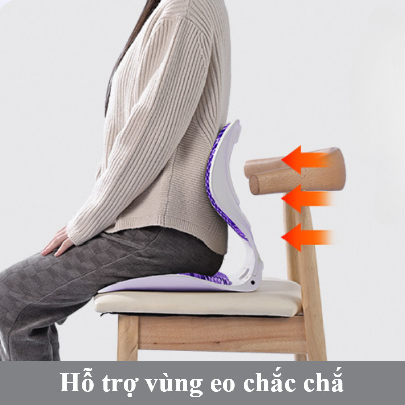 Ghế Chỉnh Dáng PET Công Thái,Hỗ Trợ Xương Sống,Giảm Đau Mỏi,Học Gấp Gọn,điều chỉnh tư thế ngồi, Đệm Silicon Tổ Ong