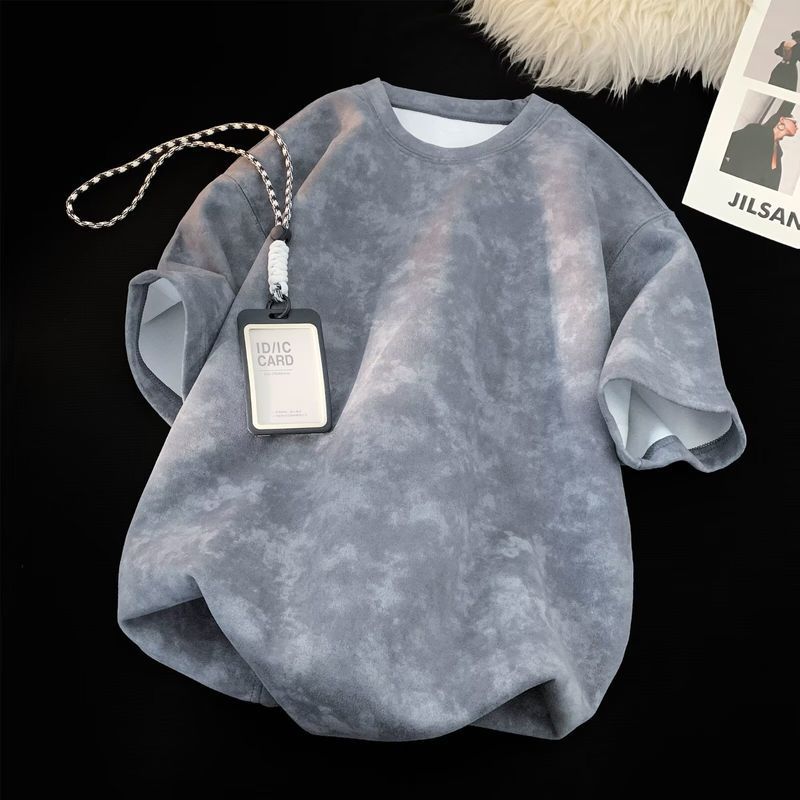 Áo thun ngắn tay tie-dye màu tím cho bé - Phù hợp trang phục hàng ngày