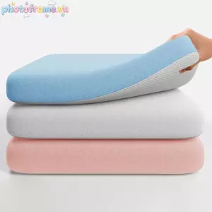 Khung Ảnh Memory Foam Ice Silk Vải Co Giãn Đệm Ghế Văn Phòng Mềm Miếng Lót Ghế Ô Tô Để Ngồi Dài Thắt Lưng Hỗ Trợ Giảm Đau VN