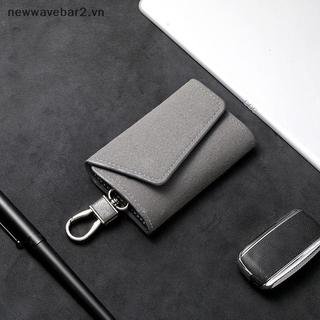 Túi Móc Chìa Khóa Da Thật Chính Hãng Nam Nữ, Hộp Đựng Chìa Khóa Ô Tô, Túi Đựng Thẻ Mini, Thiết Kế Đơn Giản, Quà Tặng