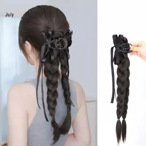 Tóc giả đuôi ngựa mô phỏng tự nhiên, xoăn dài, dễ dàng gắn kẹp - JulyHot
