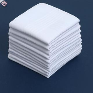 Khăn Tay Cotton Nguyên Chất - 6/12 Chiếc | Phù Hợp Cho Cả Nam Và Nữ
