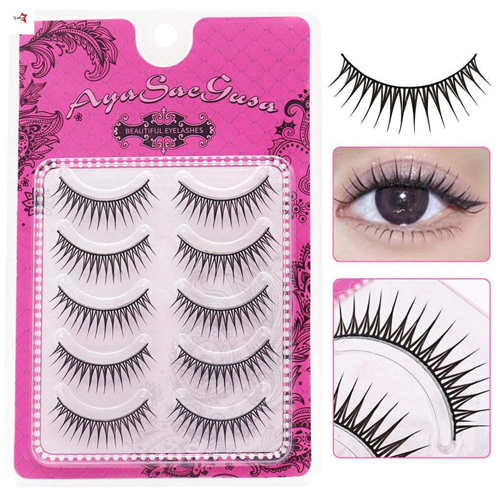 Lông mi Wispy Strip có thể tái sử dụng - Phong cách hình dạng để mặc cả ngày