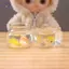 HFTOY Nhà Búp Bê Nhựa Mini Cá Vàng Bể Búp Bê Nhà Trang Trí Nhà Cửa Đồ Chơi Mô Hình Bể Cá Thu Nhỏ ~