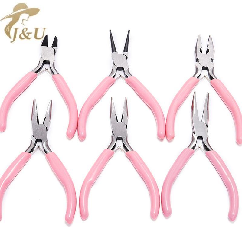 Kìm Mini Hình Chữ thập Tròn Đính Hạt Cách Nhiệt - Dụng cụ Làm Trang Sức