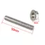 LACYESUK Xả Manifold Bu lông, Bộ đinh tán hạng nặng bằng thép không gỉ, Lắp đặt ổn định Chống ăn mòn Độ bền cao Sửa chữa các bộ phận Chốt sửa đổi ô tô