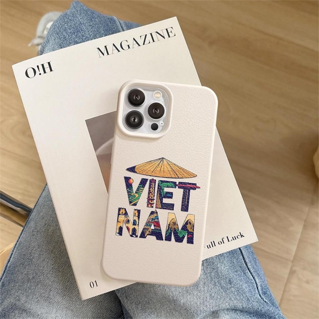 Ốp Lưng iPhone TPU Hoạ Tiết Da Mềm Kẻ Hồng Mềm Chống Sốc, Bảo Vệ Camera - iP X_XS_11_12_13_14_15_16_17_Plus_Pro_Max_Air