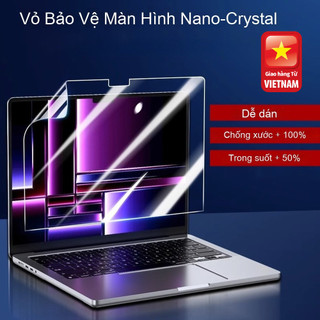 Mềm Siêu Sợi Bảo Vệ Màn Hình Cho MacBook Air Pro M4 M3 M2 M1 2016-2025 HD Body Skin Film Chống Trầy Xước
