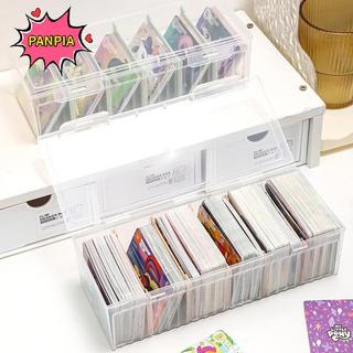 [PNPIA] 1 Hộp đựng ngăn nhựa trong suốt chứa hơn 550 hộp đựng thẻ trò chơi có ngăn chia có thể điều chỉnh cho thẻ VN