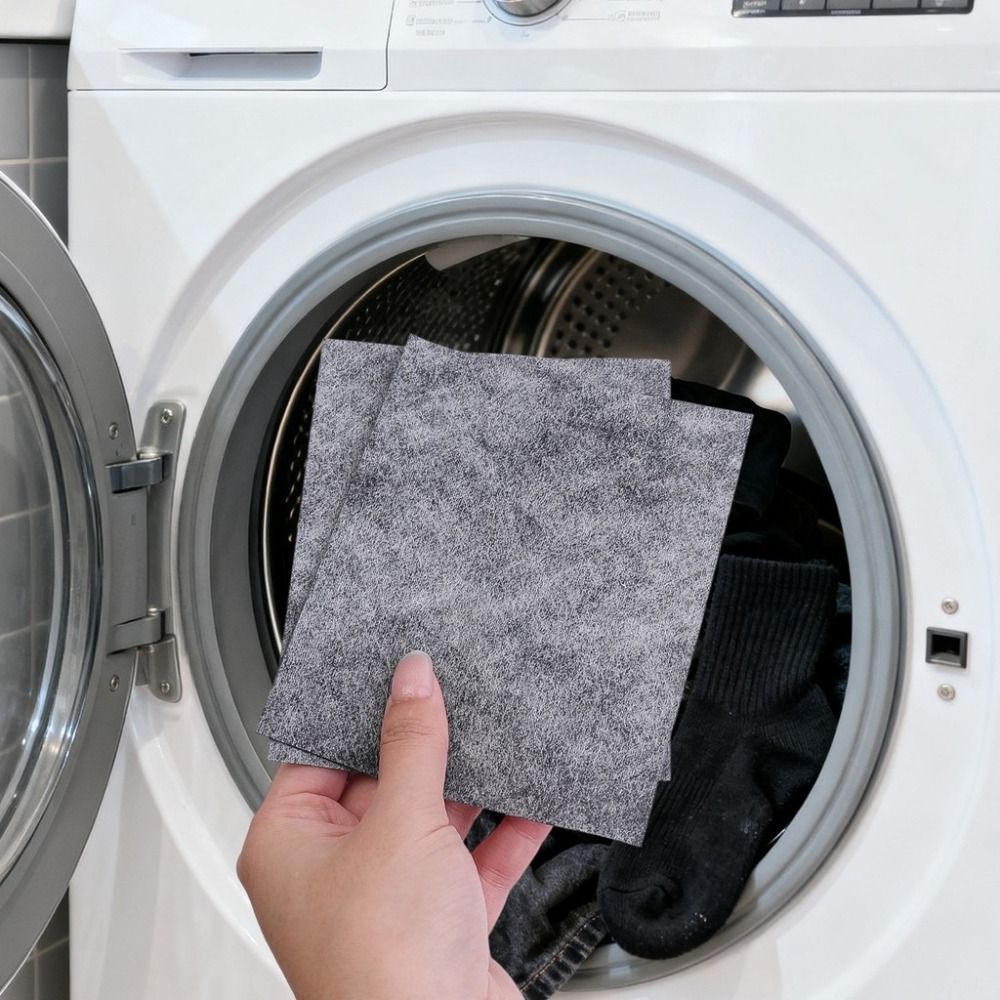 NKSFX 1/10 Miếng Phim Phục Hồi Quần Áo Đen, Đa Năng, Chống Phai Màu, Dùng Khi Giặt, Làm Sáng Quần Áo Đen