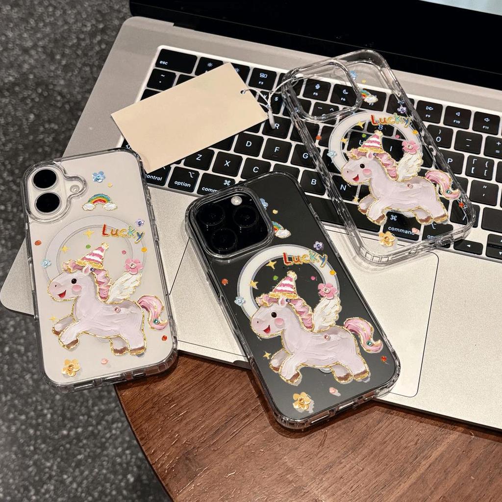 Một con ngựa màu được áp dụng cho iPhone17/16/12/13/11/15promax ShouJiKe