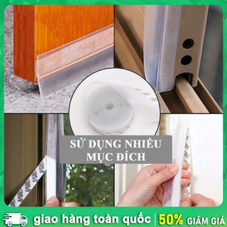 2 mét ron silicone tự dán Ron Chân Cửa, Cao Su, Ngăn Bụi, Ngăn Côn Trùng, Giảm Tiếng Ồn, Dán (Có Keo)